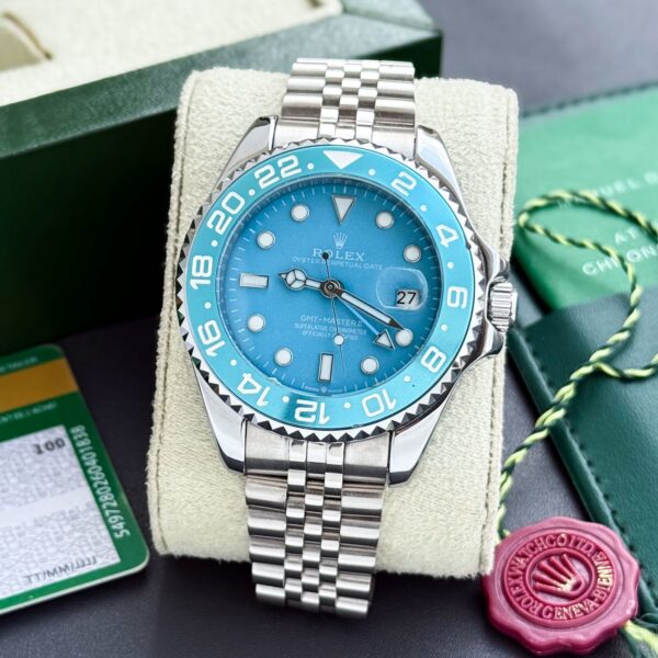 Rolex GMT-Master II Sky Blue First Copy men’s watch – stainless steel, automatic movement