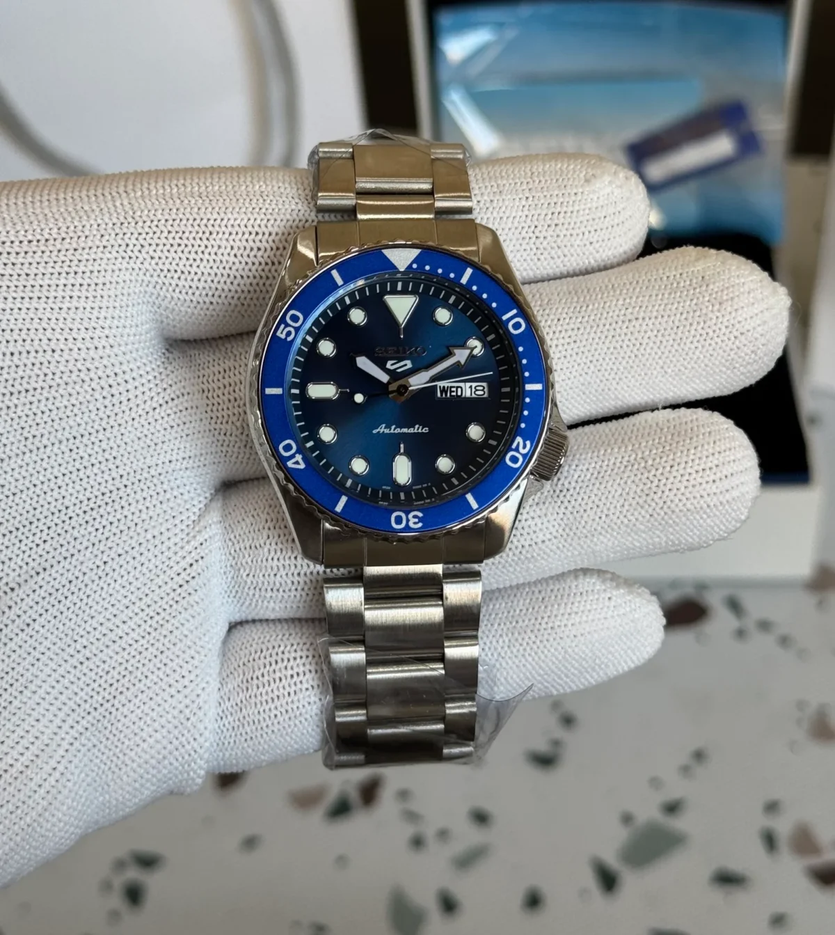 seiko 5 sports srpd51k1 blue