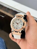 First Copy Tissot T-Race White Men’s Chronograph Watch with Fibre Strap – 7AA