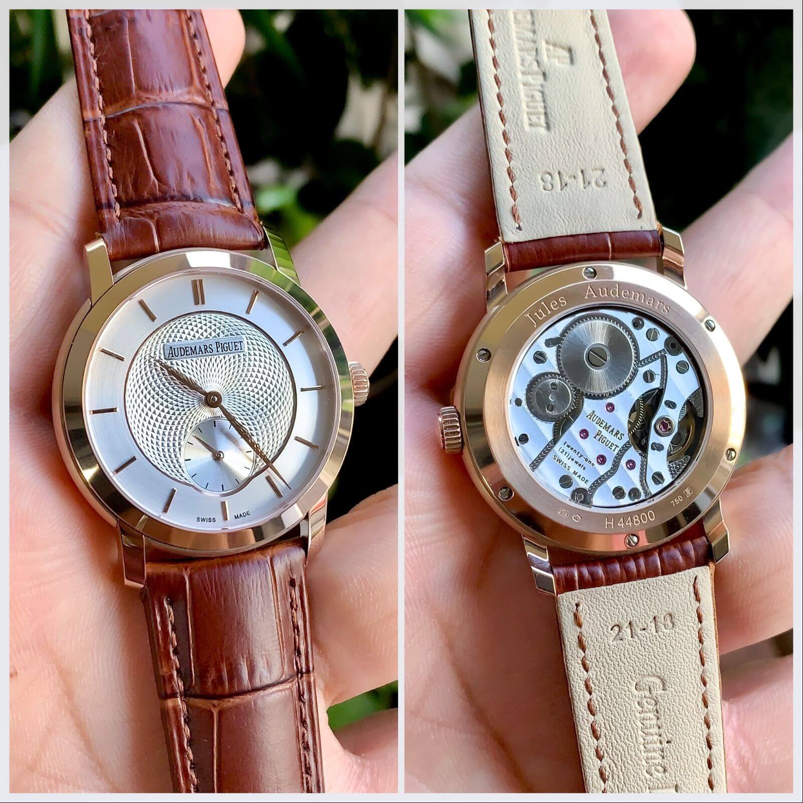 Audemars-Piguet-Jules-8215-Brown-1-watchtown Audemars Piguet Jules 8215 Brown 1 watchtown