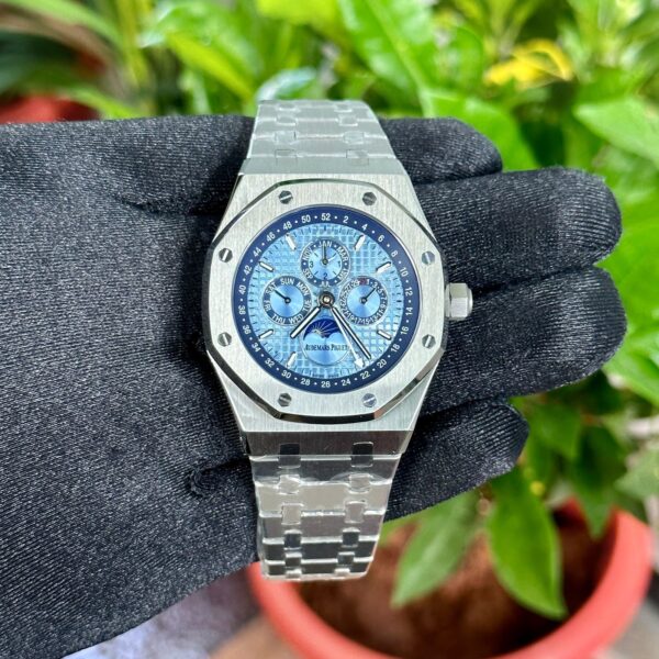 Audemars Piguet Perpetual Calendar Silver Blue