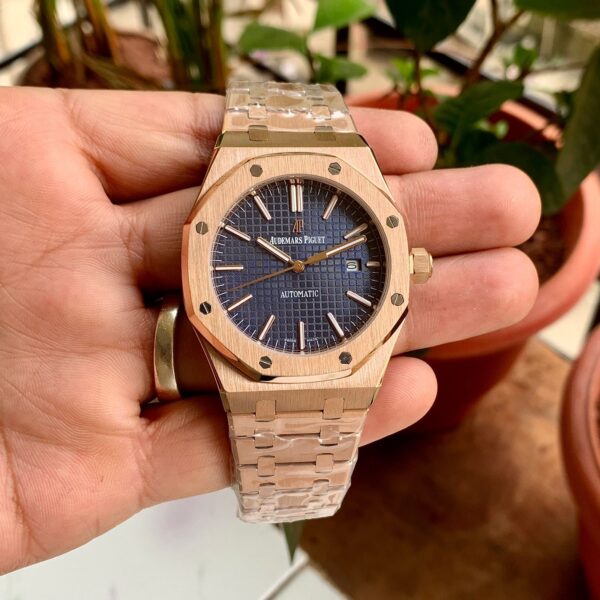 Audemars Piguet Royal Oak 15500 RG Blue Dial 1 watchtown
