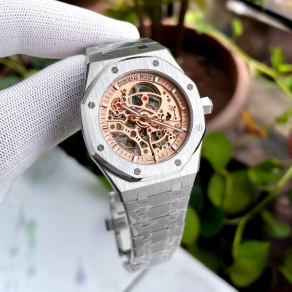 Audemars Piguet Royal Oak Double Balance Silver Salmon Dial