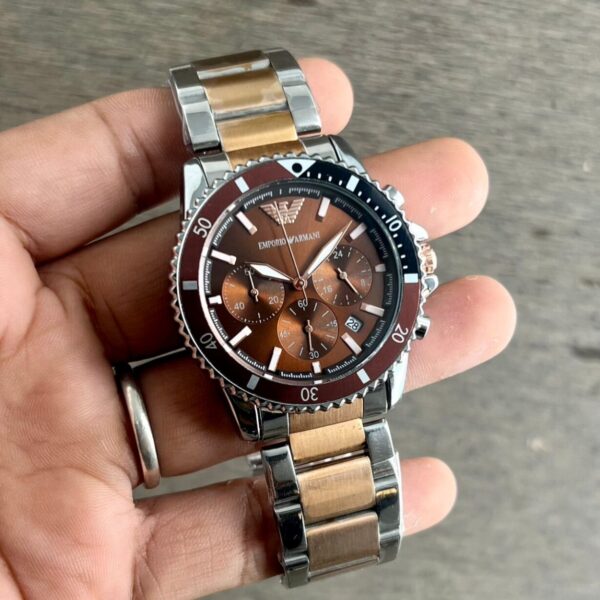 Emporio Armani Brown Chronograph
