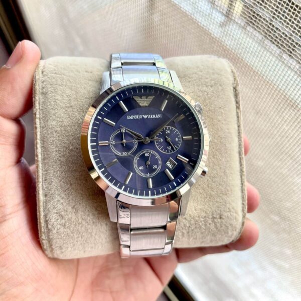 Emporio Armani Renato Blue Dial 1 watchtown