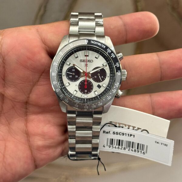 Seiko Prospex Speedtimer Go Large Chronograph White Dial