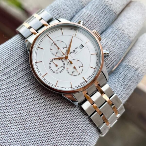 Tissot Chemin Des Tourelles 1853 Copper Bezel Watch 1