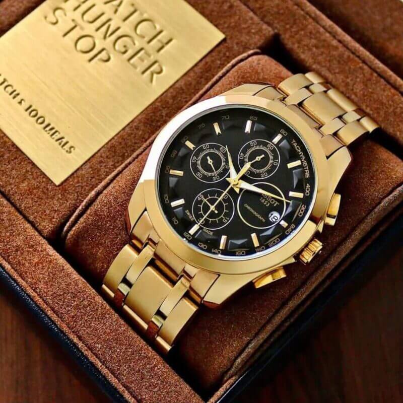 Tissot-Couturier-Full-Gold-Chronograph-1 Tissot Couturier Full Gold Chronograph 1