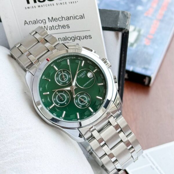 Tissot Couturier Green Dial 1