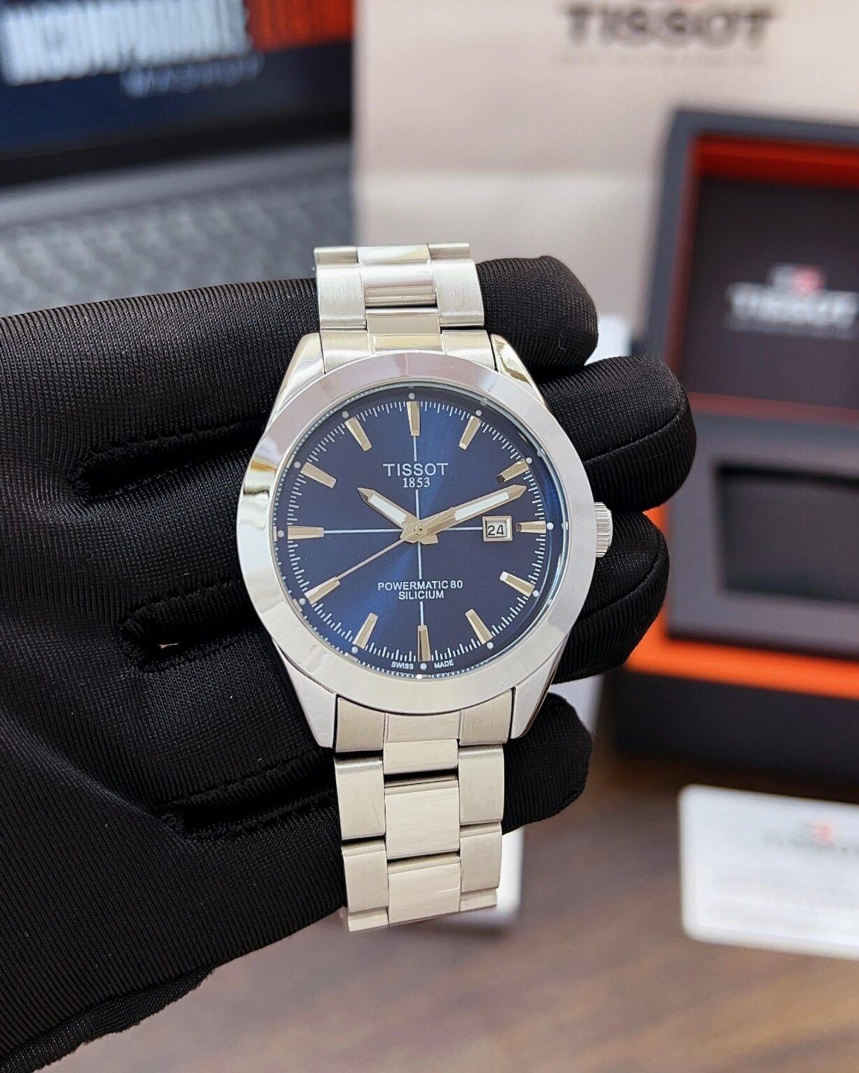 Tissot-Gentleman-Powermatic-80-Silicium-Blue-Watch-1 Tissot Gentleman Powermatic 80 Silicium Blue Watch 1