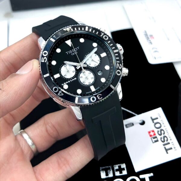 Tissot Seastar Chronograph Black  Watch