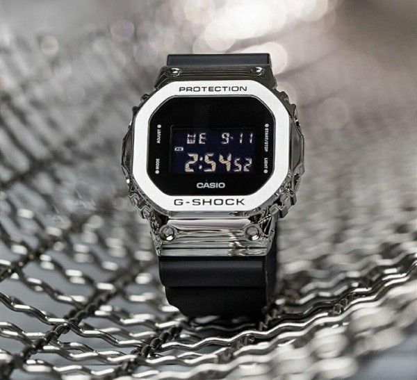 Casio G-Shock DW-5600BB Metal Body Watch
