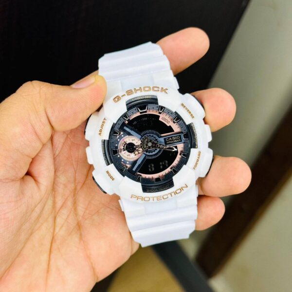 G-Shock GA-110RG-7A White and Black