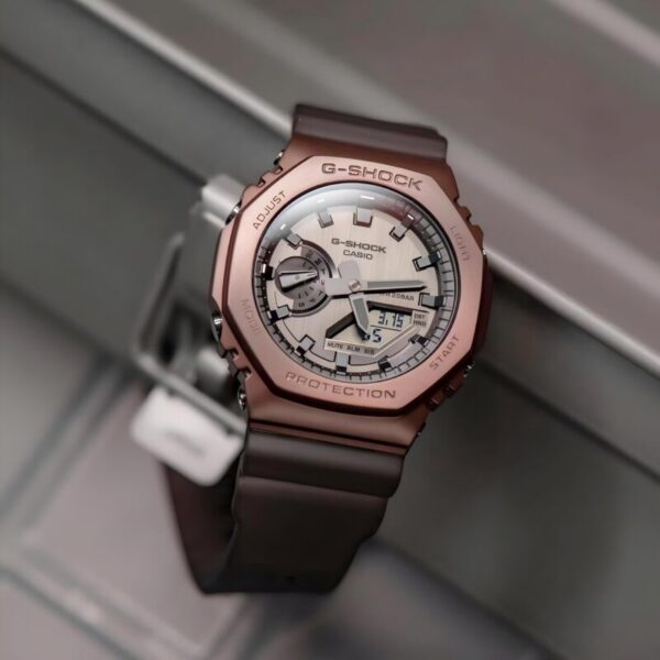 G Shock GM 2100 Rose Gold Edition 1