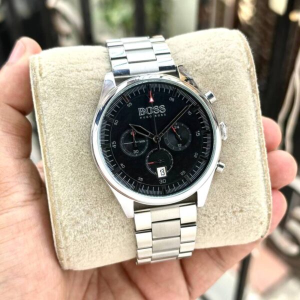 Hugo Boss Pioneer 1513712 Silver And Black Dial