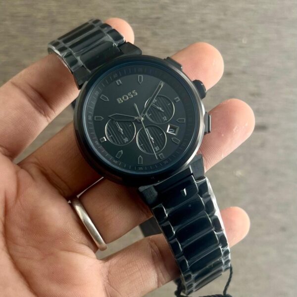 Hugo Boss Trace Chronograph Black 1