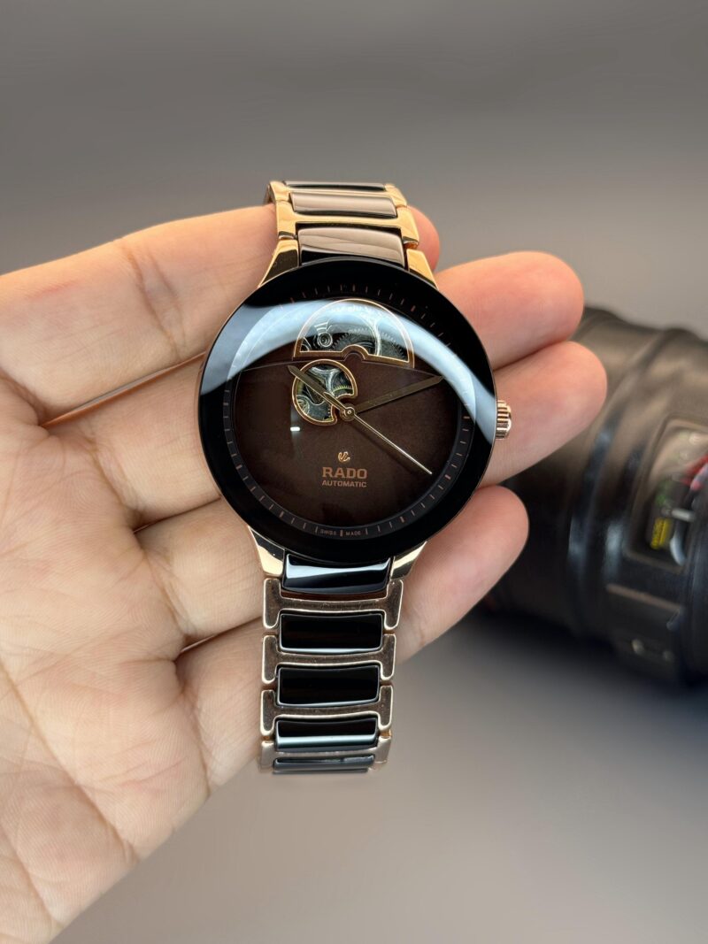 Rado-Centrix-Open-Heart-Brown-Dial-1-watchtown Rado Centrix Open Heart Brown Dial 1 watchtown