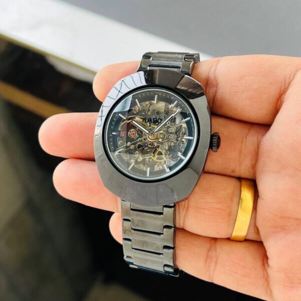 Rado Diastar Full Black Skeleton Dial