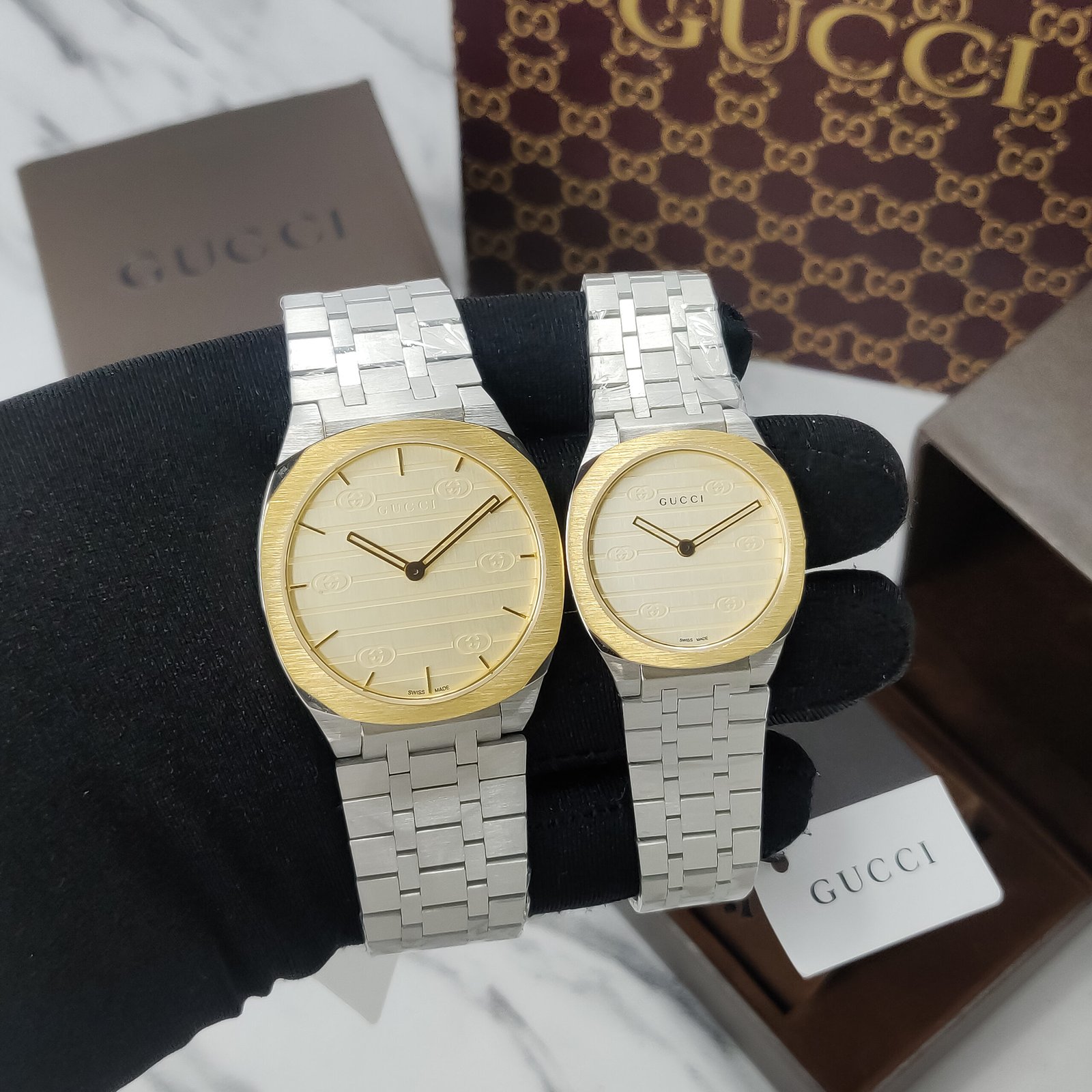 Gucci-25H-YA163-Couple-Timepiece-Quartz-1 Gucci 25H YA163 Couple Timepiece Quartz 1
