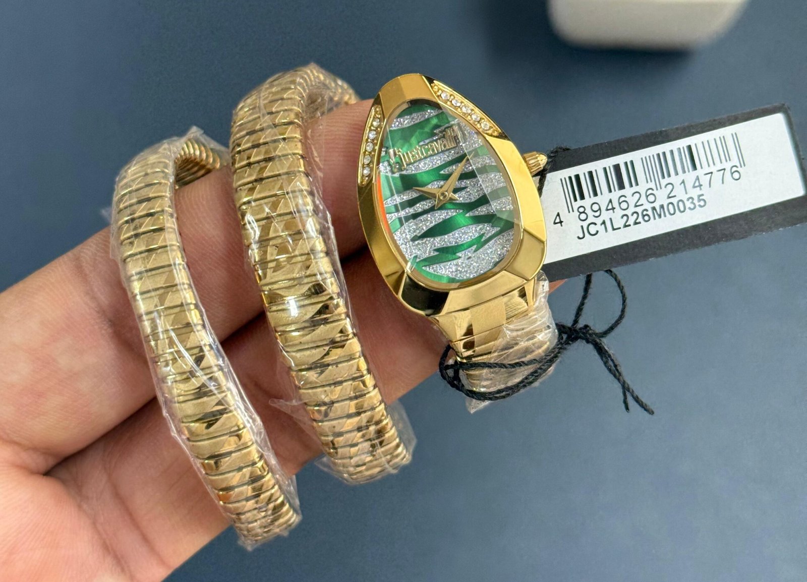 Just-Cavalli-Serpente-Taglio-Green-Dial-Quartz-1 Just Cavalli Serpente Taglio Green Dial Quartz 1