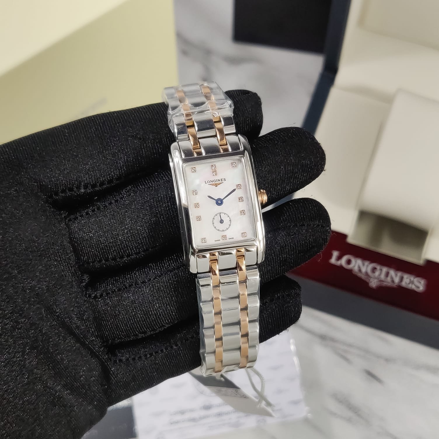 Longines-Dolce-Vita-Silver-Rose-Gold-32mm-1 Longines Dolce Vita Silver Rose Gold 32mm 1