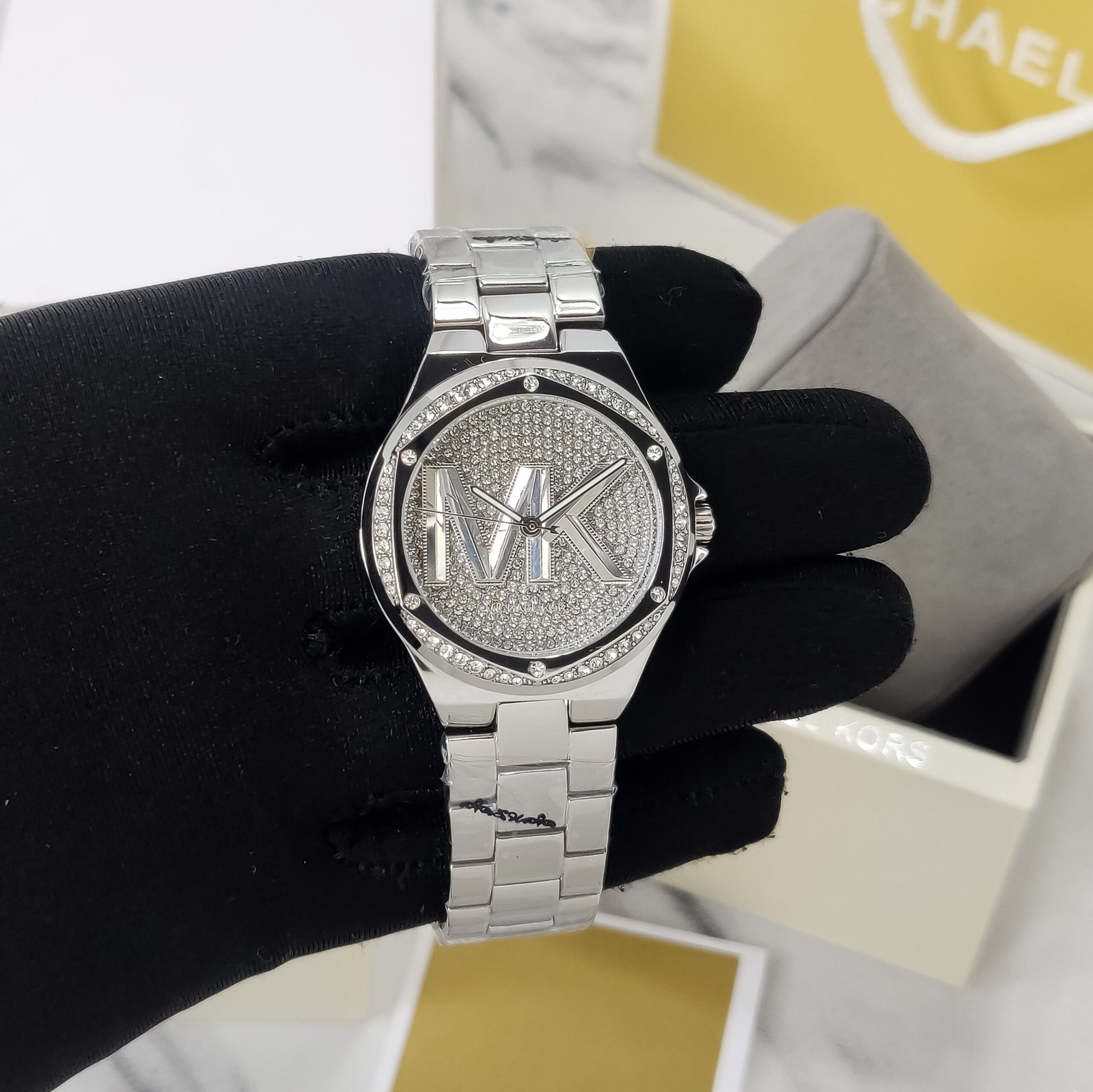 Michael-Kors-Lennox-MK7234-Silver-Tone-Watch-1 Michael Kors Lennox MK7234 Silver Tone Watch 1