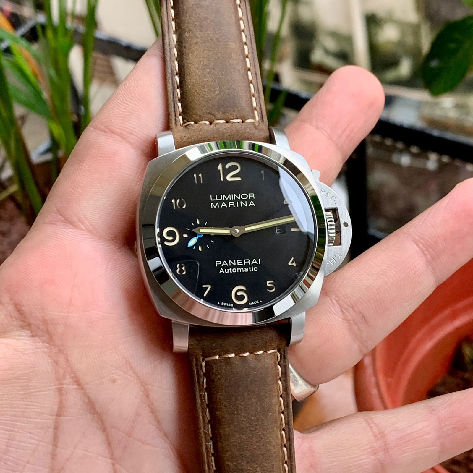 Panerai-Luminor-Marina-Automatic-Brown-1 Panerai Luminor Marina Automatic Brown 1