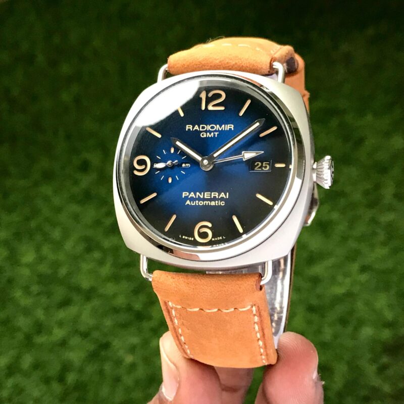 Panerai-Radiomir-GMT-Blue-Dial-44mm-1 Panerai Radiomir GMT Blue Dial 44mm 1