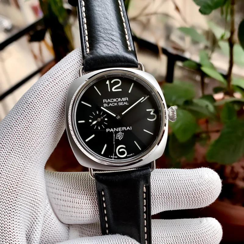 Panerai-Radiomir-PAM00380-Open-Back-Black-Dial-1 Panerai Radiomir PAM00380 Open Back Black Dial 1