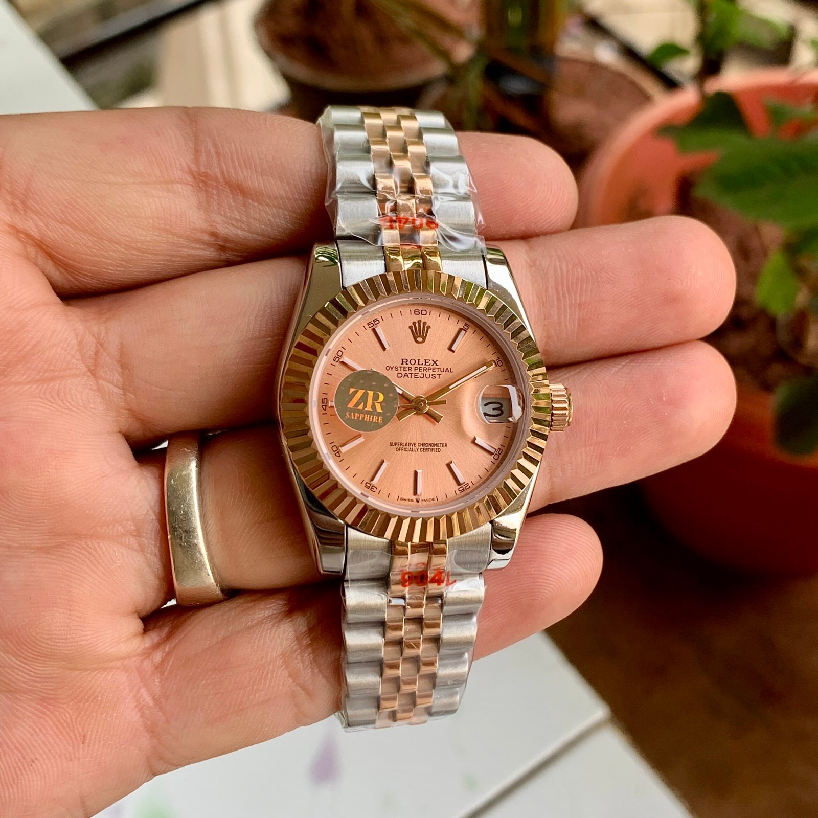 DateJust-Rose-Dial-Fluted-Bezel-33MM-1 DateJust Rose Dial Fluted Bezel 33MM 1