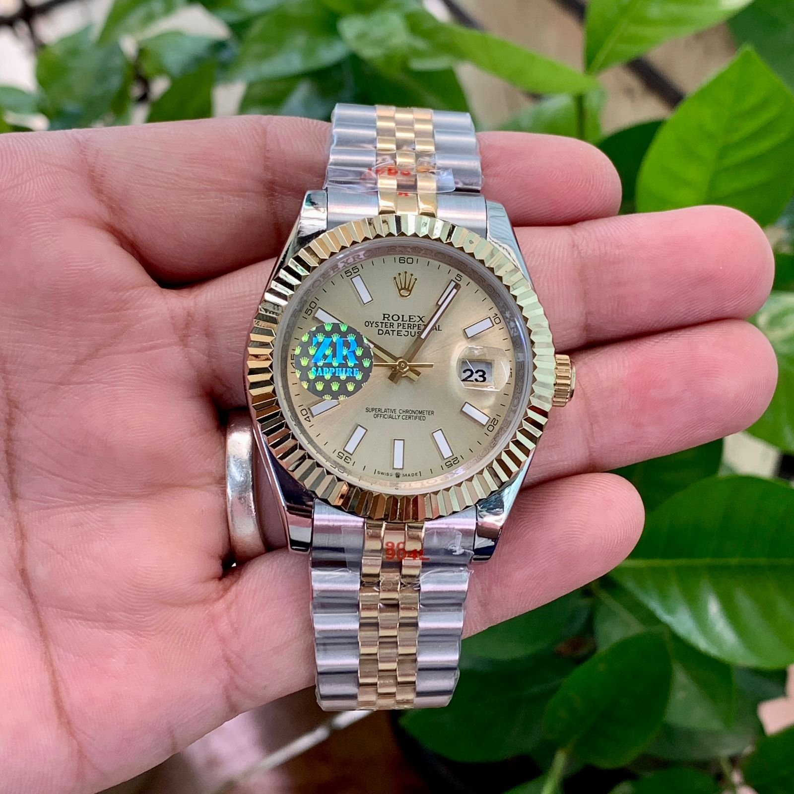 DateJust-Yellow-Two-Tone-Timepiece-1 DateJust Yellow Two Tone Timepiece 1