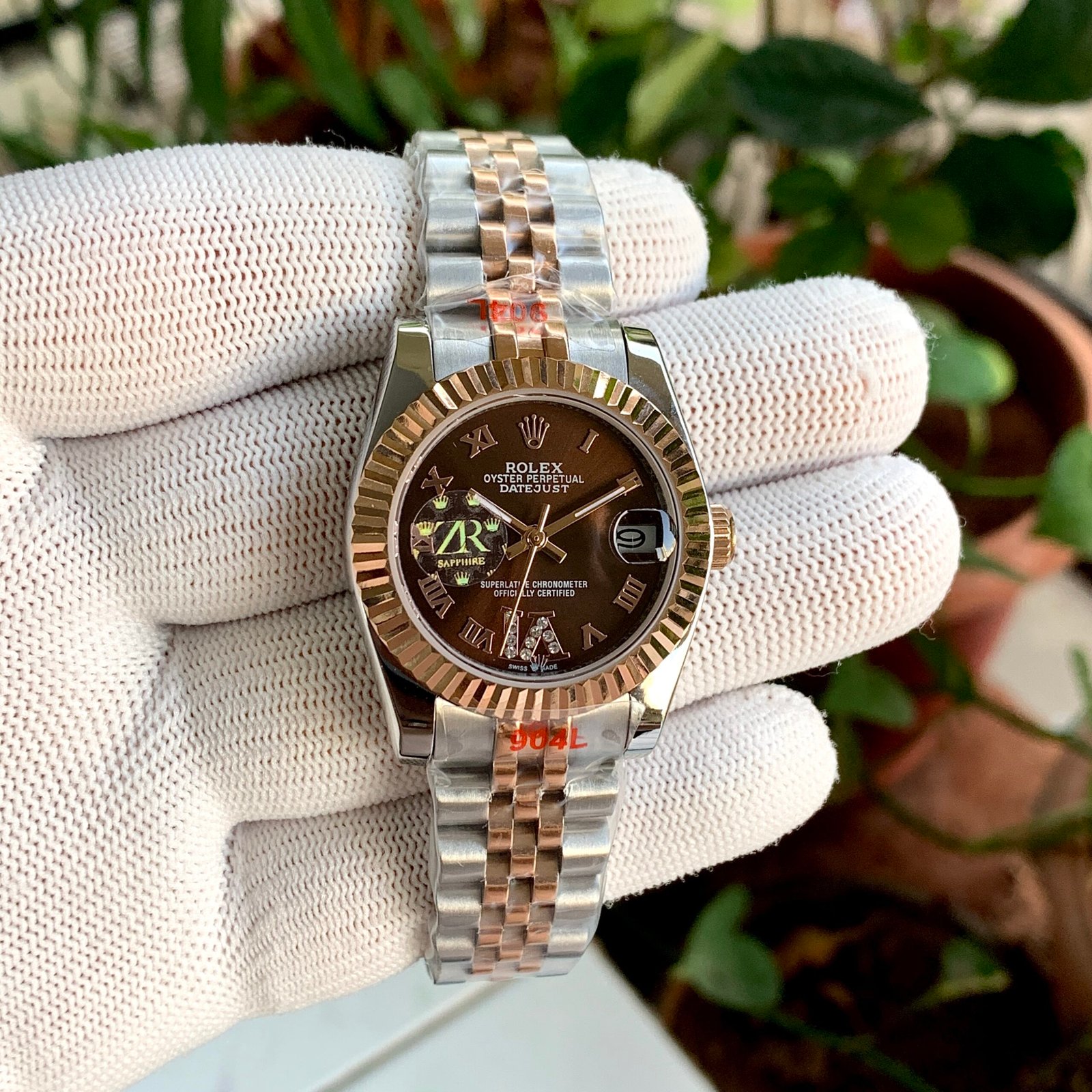 Rolex-DateJust-Brown-Dial-With-Fluted-Bezel-1 Rolex DateJust Brown Dial With Fluted Bezel 1