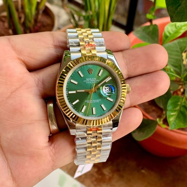 Rolex DateJust Green Dial 41MM