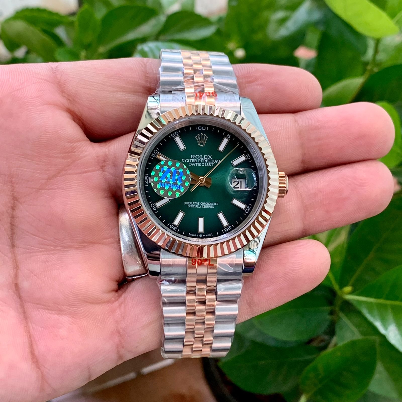Rolex-DateJust-Jubilee-Green-Dial-Edition-1 Rolex DateJust Jubilee Green Dial Edition 1