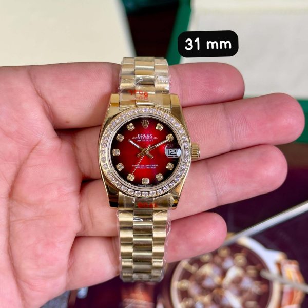 Rolex DateJust Rose Gold Diamond Bezel 31MM