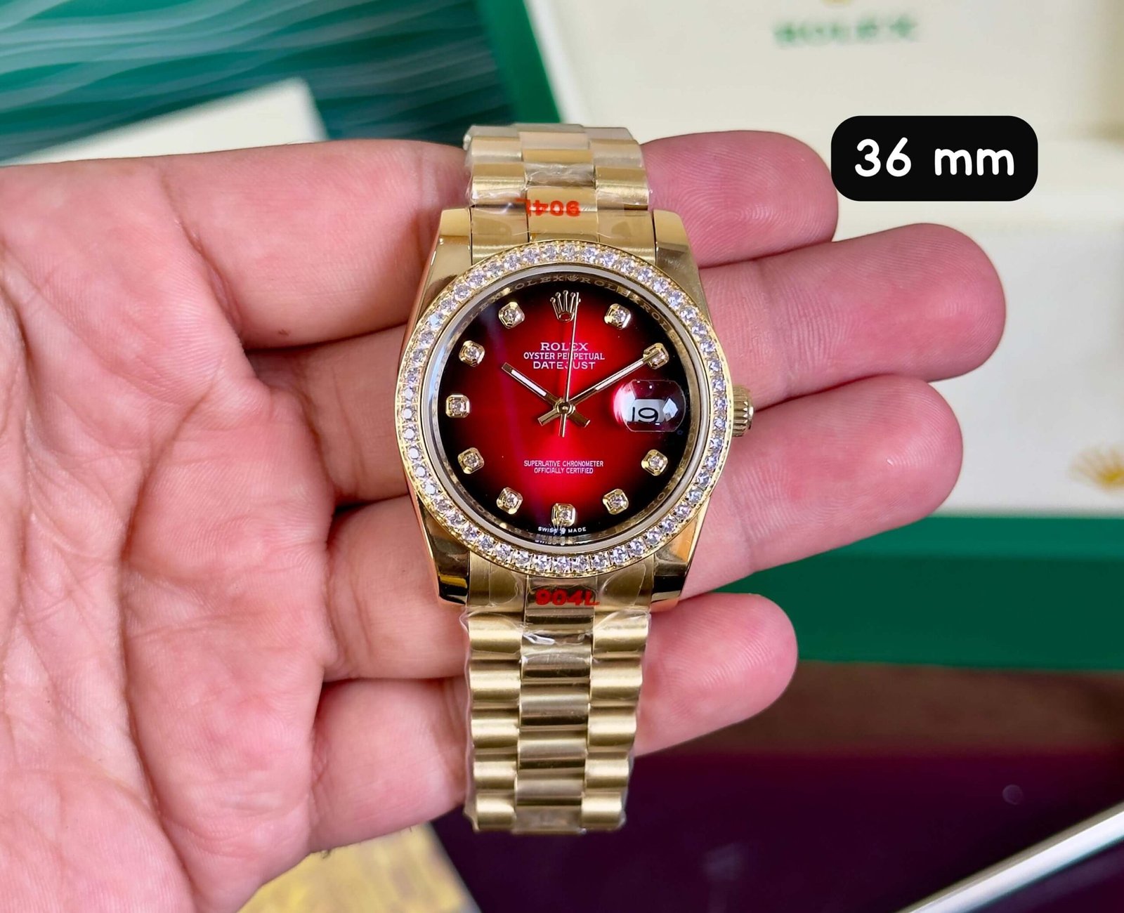 Rolex-DateJust-Rose-Gold-Diamond-Bezel-36MM-1 Rolex DateJust Rose Gold Diamond Bezel 36MM 1