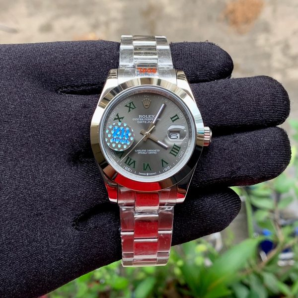 Rolex Datejust Silver Roman Dial 41mm