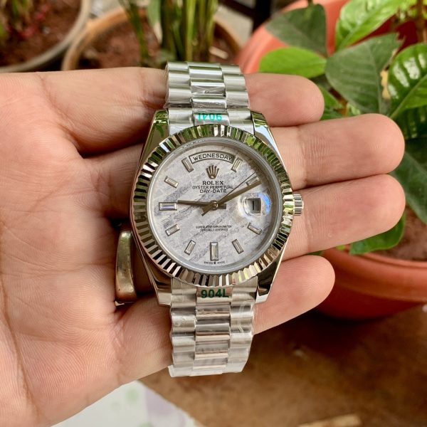 Rolex Day-Date Meteorite Dial Stainless Steel