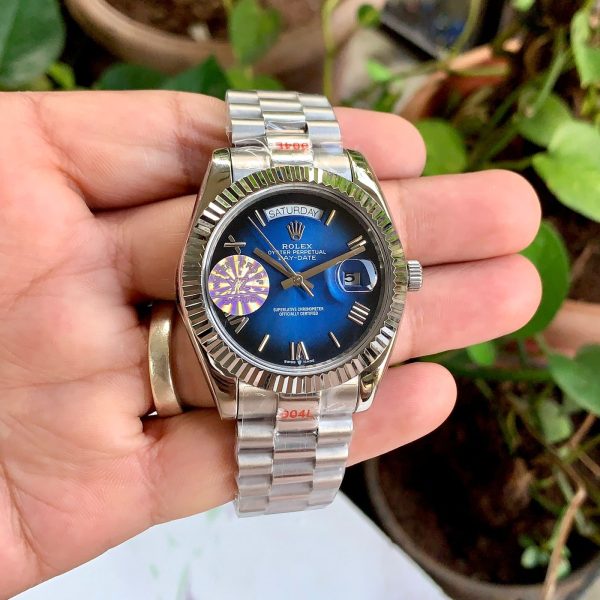 Rolex Day-Date President Blue Ombre Dial