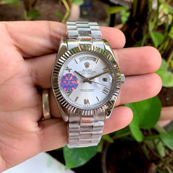 Rolex Day-Date Roman White Dial