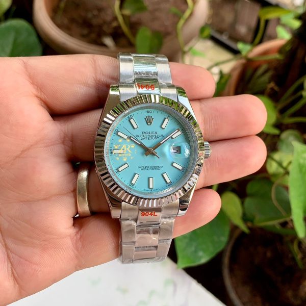 Rolex DayDate President Silver Sky Blue 41mm 1
